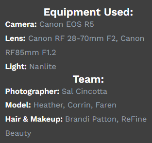Photographing with Continuous Lighting
