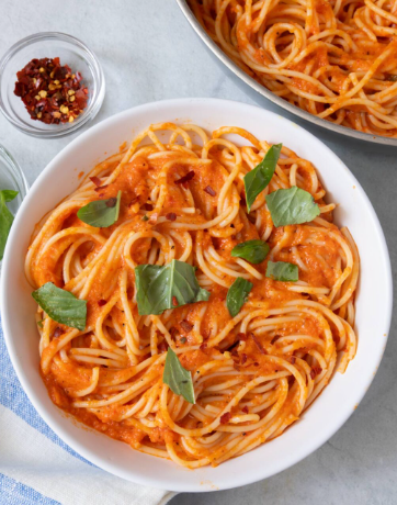 Roasted Red Pepper Pasta